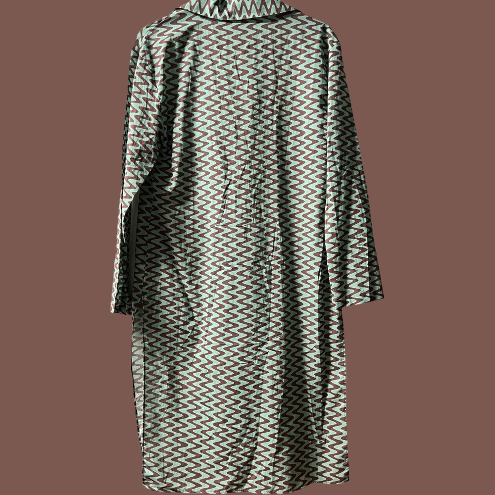 Zara The Lissie Shirt Kimono/Swimsuit Coverup Size S - Picture 3 of 6